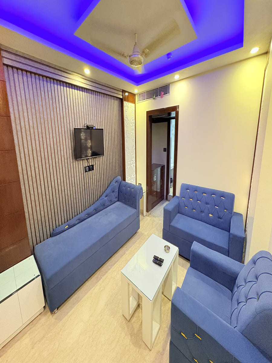 Spacious room with sofas at Hotel Crystal Ganga Heights, one of the premium hotels in Haridwar near Ganga Ghat