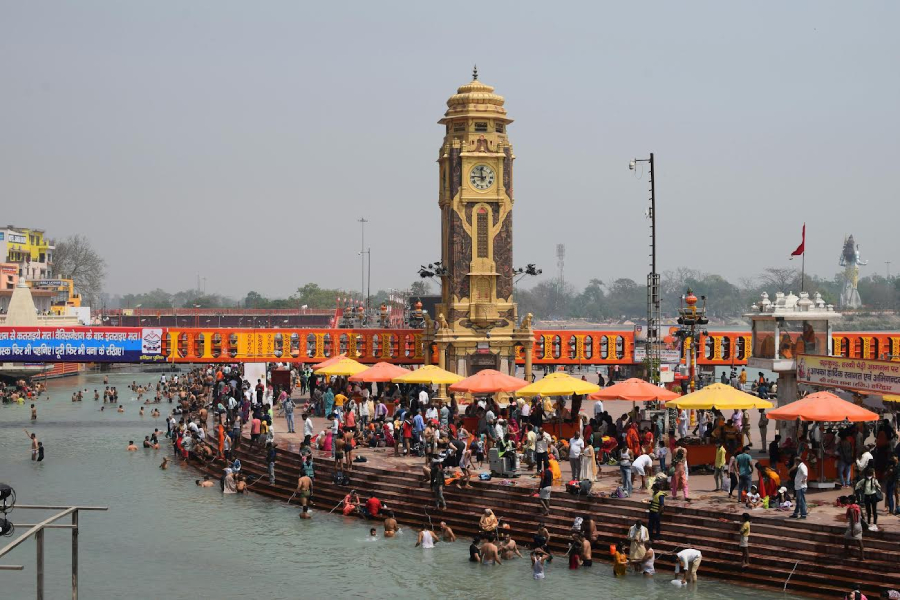 Har ki pauri in  Haridwar